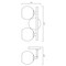 Z-Lite Neoma Vanity, 2-Light, 13.5 In.W x 6.75 In.L x 7.25 In.H, Chrome /Opal Etched 1100-2V-CH - alternate 2